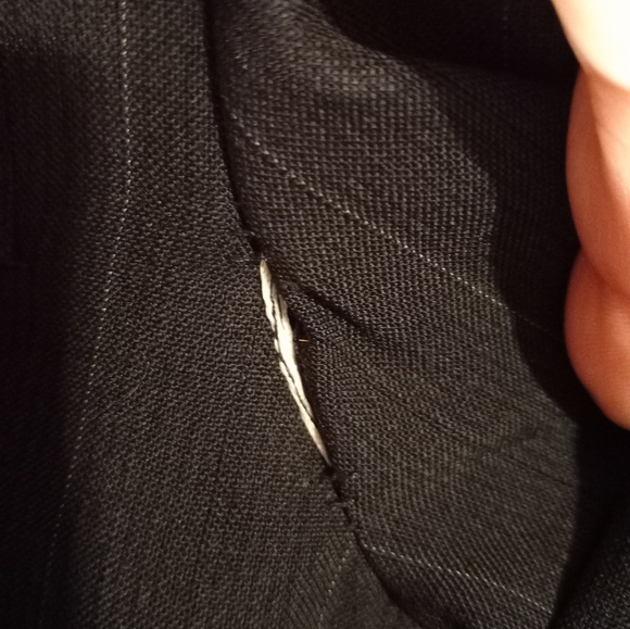 Oscar De La Renta  100% Wool  Tailored Front Buttons Coat Navy 44 L x 38W Blazer - Picture 4 of 15